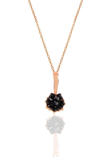 Gümüş Lotus Çiçeği Modeli Onix Renkli Taşlı Üçlü Set