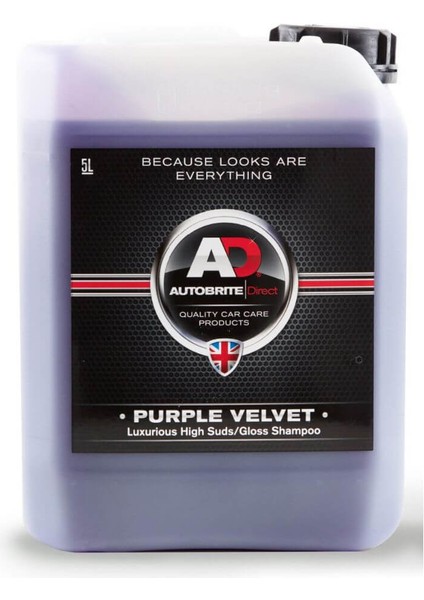 Auto Brite Purple Velvet Konsantre Cilalı Şampuan 5 Lt