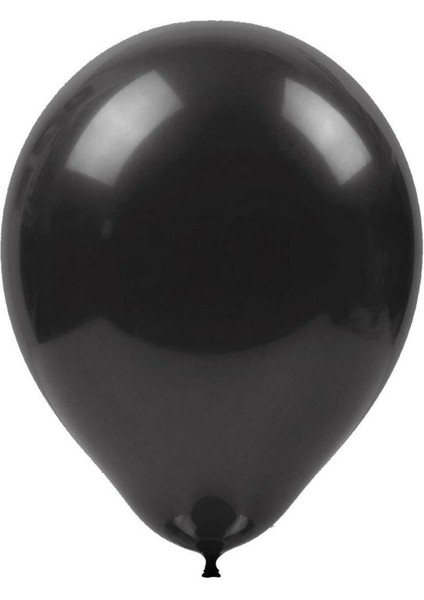 Balon Pastel Siyah 20 Li