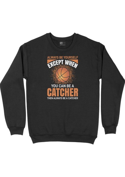 Basketball Catcher Siyah Sweatshirt