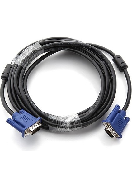 15 Metre 15MT 15M VGA Wga Kablo Monitör LCD LED Tv Televizyon Projeksiyon Bilgisayar Kasa Monitör Ara Kablosu