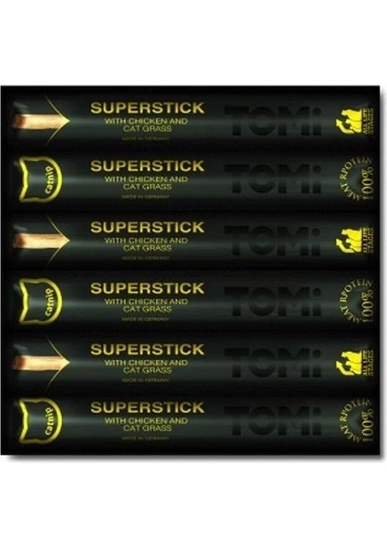 Tavuklu ve Kedi Çimli Stick Kedi Ödülü 6 x 5 gr