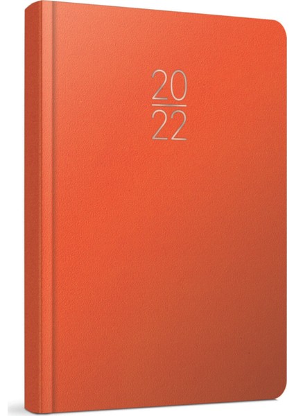2022 Ekonomik Günlük Ajanda 17x24 107-ECK Turuncu