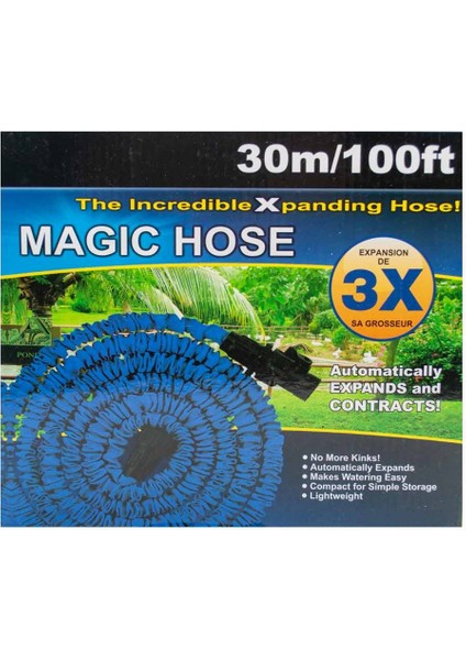 Uzayan Hortum Tabancalı 30 Metre, Magic Hose