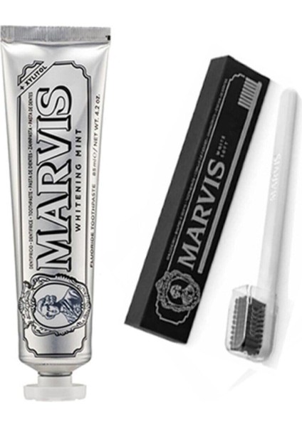 Whitening Mint Diş Macunu 85 ml ve White Soft Diş Fırçası
