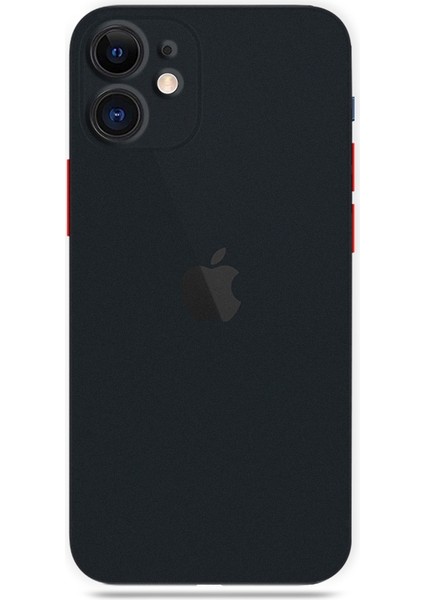 Apple iPhone 12 Mini 5.4'' Transparent Slim Case Siyah