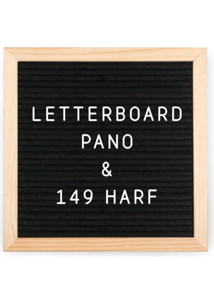 Harfli Ahşap Yazı Panosu Letter Board PD84423 fiyatları