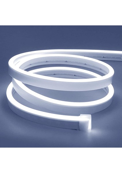 12V Esnek Neon Şerit LED 5 Metre - Beyaz