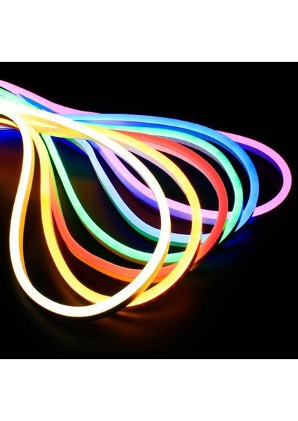 12V Esnek Neon Şerit LED 5 Metre - Mavi