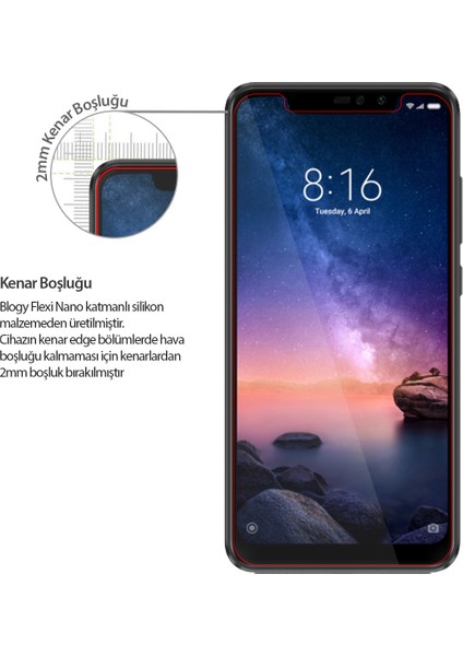 Buff Blogy Xiaomi Redmi Note 6 Pro Flexi Nano Ekran Koruyucu