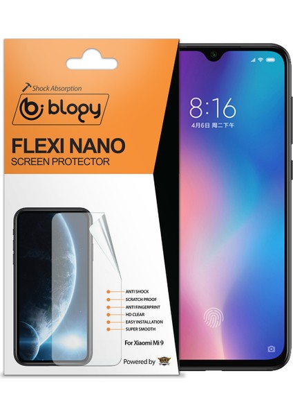 Xiaomi Mi 9 Flexi Nano Ekran Koruyucu