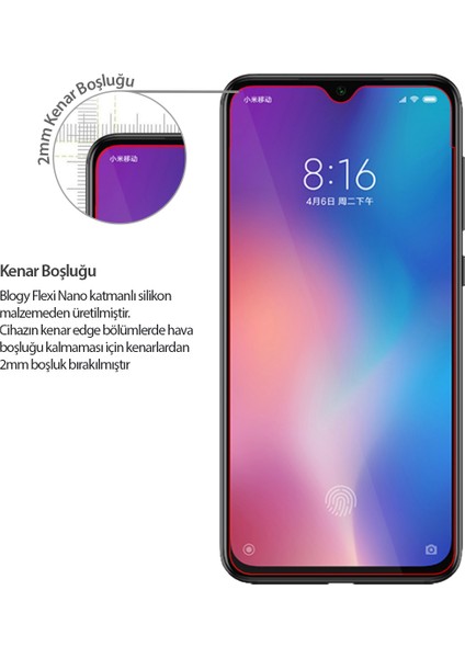Xiaomi Mi 9 Flexi Nano Ekran Koruyucu