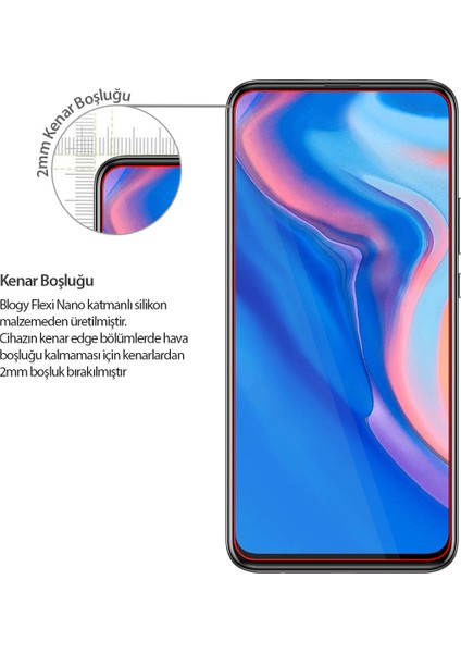 Huawei Y9 2019 ile Uyumlu Flexi Nano Ekran Koruyucu