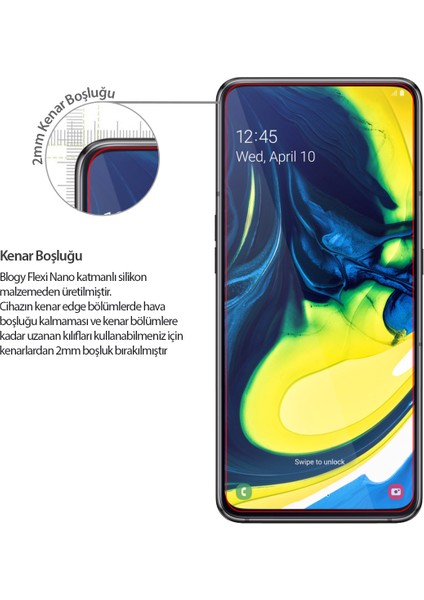 Galaxy A80 Flexi Nano Ekran Koruyucu