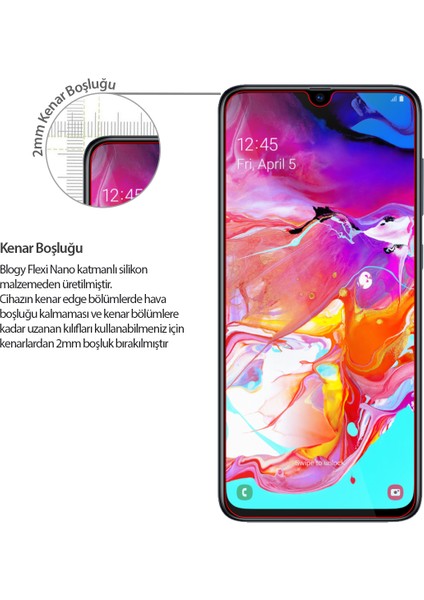 Galaxy A70 Flexi Nano Ekran Koruyucu