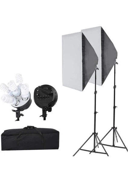 5 Duylu Ikili Sürekli Işık 50X70 Softbox