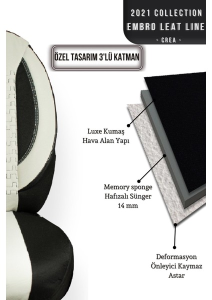 Oto Koltuk Kılıfı Takım Terletmez Kaymaz Universal Embro fırsatları