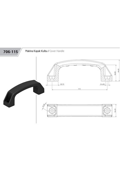 Makina Kapak Kulpu 115 mm