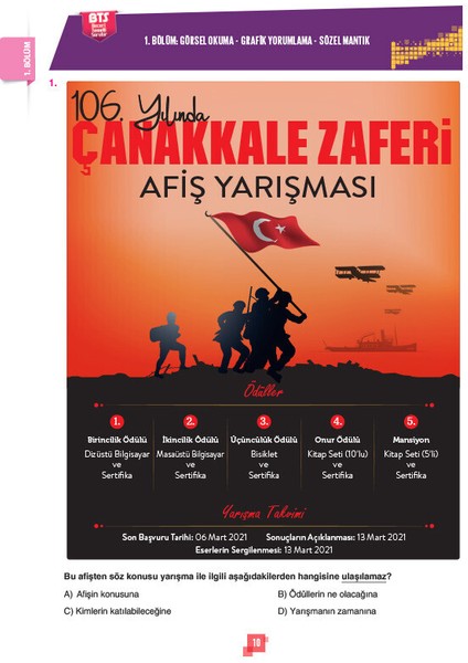 5. Sınıf Türkçe Soru Bankası