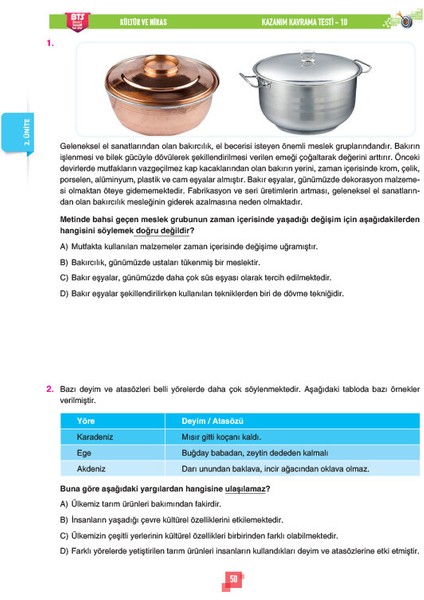 5. Sınıf Sosyal Bilgiler Soru Bankası