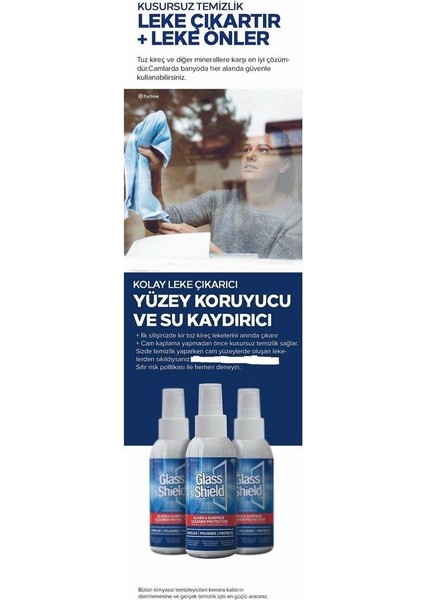 Glassshield 3D Nano Koruyucu Su Kovucu Cam Parlatıcı 100 ml