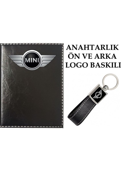 Siyah Ruhsat Kabı ve Anahtarlık