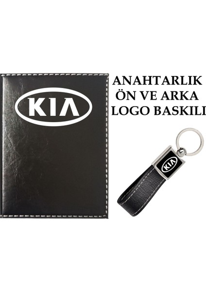 Siyah Ruhsat Kabı ve Anahtarlık