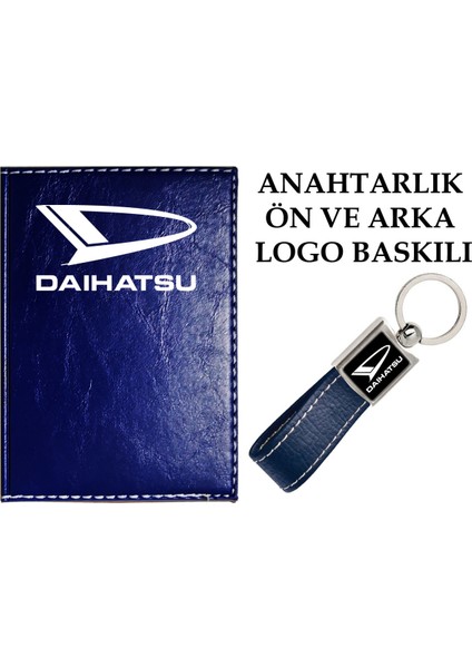 Lacivert Ruhsat Kabı ve Anahtarlık