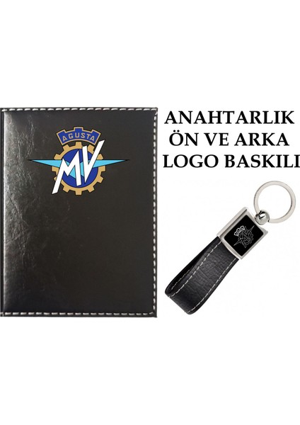 Siyah Ruhsat Kabı ve Anahtarlık