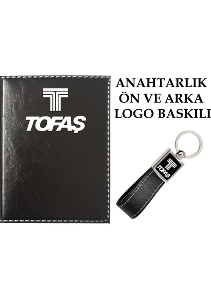 Siyah Ruhsat Kabı ve Anahtarlık