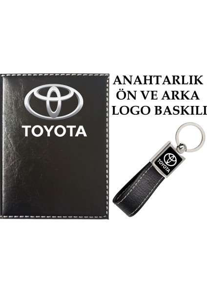 Siyah Ruhsat Kabı ve Anahtarlık