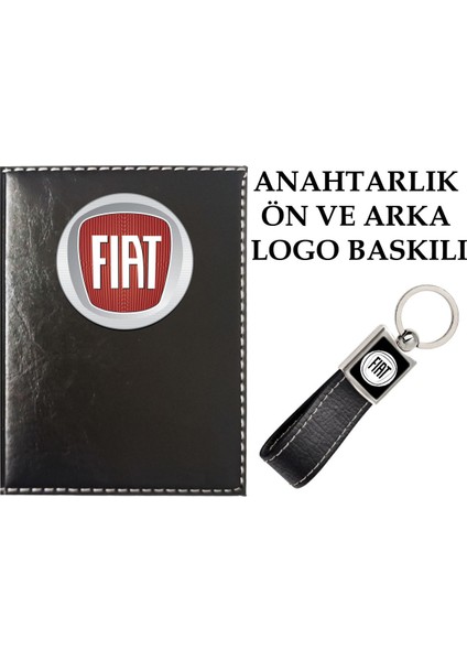 Promosyon Denizi  Fiat Logolu Siyah Ruhsat Kabı ve Fiat Logolu Anahtarlık