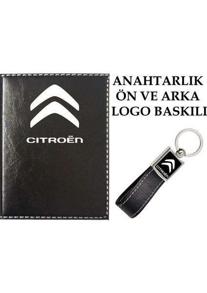 Siyah Ruhsat Kabı ve Anahtarlık