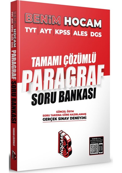 Tüm Adaylar Için Paragraf Tamamı Çözümlü Soru Bankası