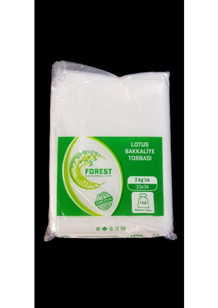 Lotus Bakkaliye Torbası 2 kg 1 kg