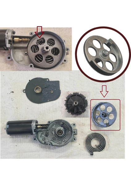 V1BGE549 Toyota Avalon 2005-2013 Için Arka Perde Motor Tamir Metal Dişlisi AP367890 fiyatları