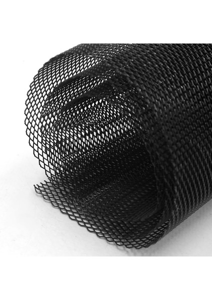 Siyah Araba Araç Gümüş Ton Alüminyum Alaşım Rhombic Grille Örgü Levha (Yurt Dışından) modelleri