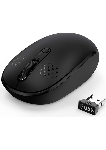 Kablosuz Fare, Ratel 2.4g Ergonomik Bilgisayar Faresi, 3 Ayarlanabilir Dpı Seviyesi ile Taşınabilir Kablosuz Fareler (Yurt Dışından)