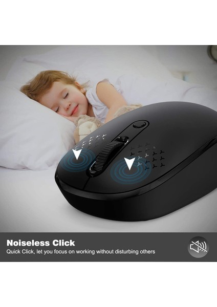 Kablosuz Fare, Ratel 2.4g Ergonomik Bilgisayar Faresi, 3 Ayarlanabilir Dpı Seviyesi ile Taşınabilir Kablosuz Fareler (Yurt Dışından) modelleri