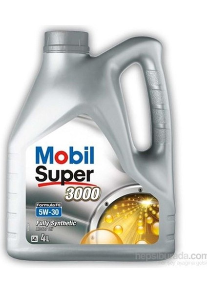 Süper 3000 Formula Fe 5W30 Full Sentetik Motor Yağı 4l