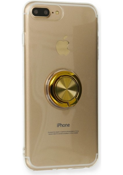 Apple iPhone 7 Plus / 8 Plus Kılıf Gross Ring Şeffaf Arka Kapak