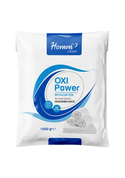 Homm Bitkisel Clean Oxi Power Toz Leke Çıkarıcı Deterjan 1 kg