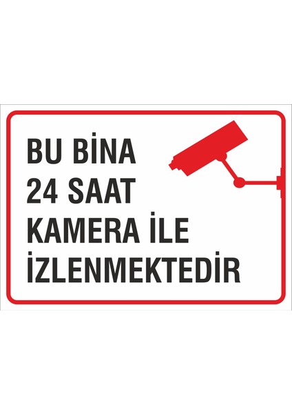 Iş Güvenliği Uyarı ve Yönlendirme Levhası 001 24 x 34