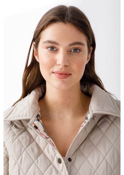 Kadın Kapitone Araboy Ceket 02421433 Bej fiyatları