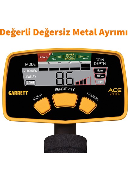 Ace 200I Ayrımlı Dedektör Yeni Versiyonlu