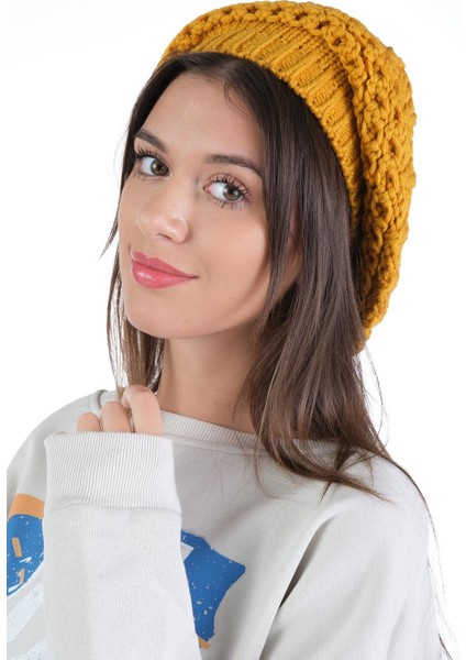 Kadın Triko Tek Kat Ressam Bere