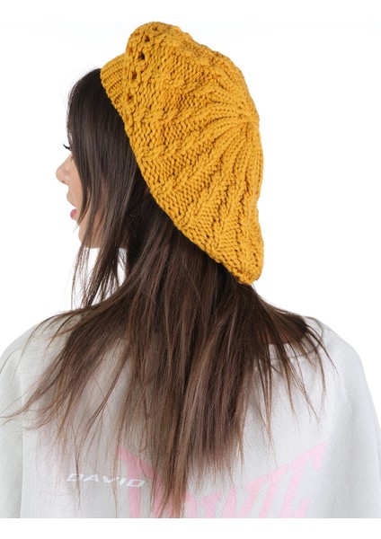 Kadın Triko Tek Kat Ressam Bere modelleri