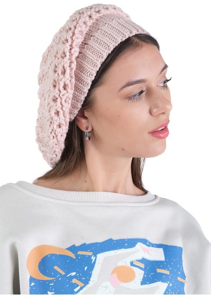 Kadın Triko Tek Kat Ressam Bere