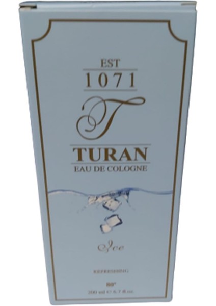 Parfümlü Kolonya Ice 80° 200 ml