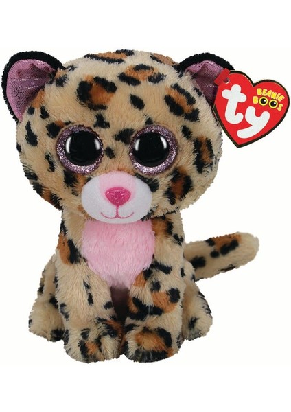 Beanie Boo Livvie Pembe Leopar 24 cm